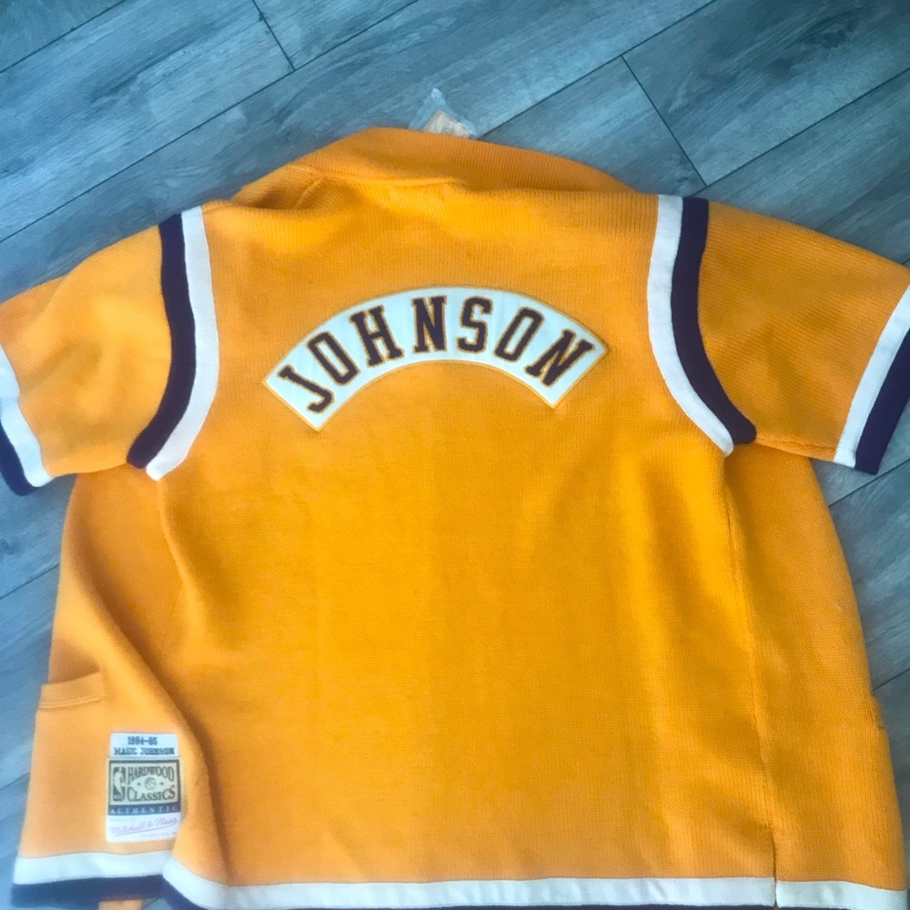 Mitchell & Ness x Clot - Magic Johnson Shooting shirt